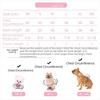 XS/S/M/L/XL/XXL Puppy Sweater Double-leg Plaid Cute Bear Print Pet Clothes Warm Dog Hoodies Soft Puppy Pullover Pet Dog Hoodies
