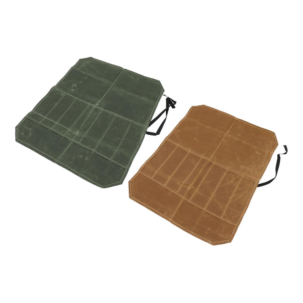 Koch Werkzeugrolltasche Canvas Wasserabweisend Tragbar Koch Gabel Werkzeughalter Beutel für Küchenutensilien