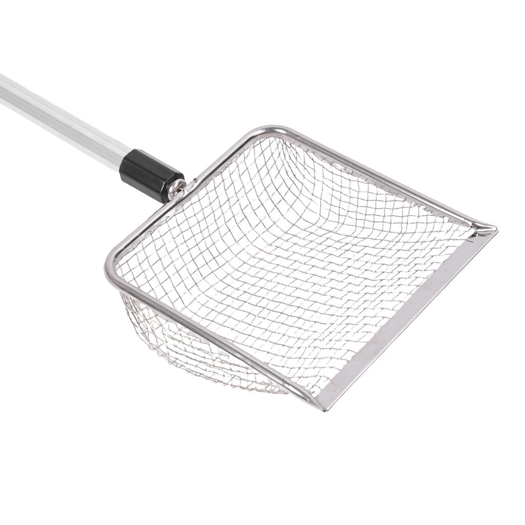 Cat Litter Shovel 3 Sections Adjustable Stainless Steel Non Stick Litter Scoop for Chicken