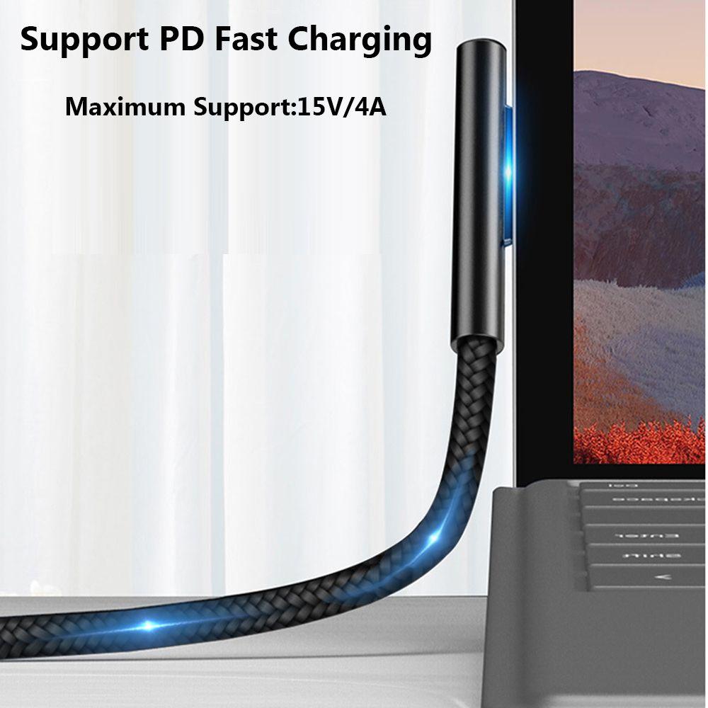 180CM Laptop 102W 15V 4A Charger Adapter PD Fast Charging Cable Power Supply USB Type C