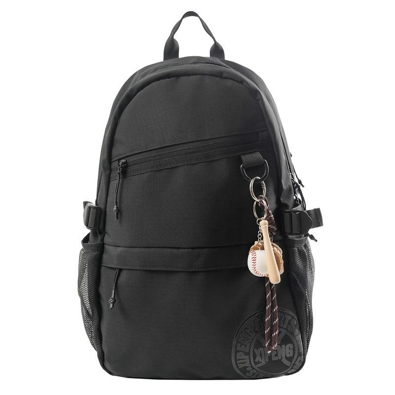 Schoolbag Backpack Junior high school students Large capacity campus leisure school bag Men's and women's outdoor simple sports travel backpack