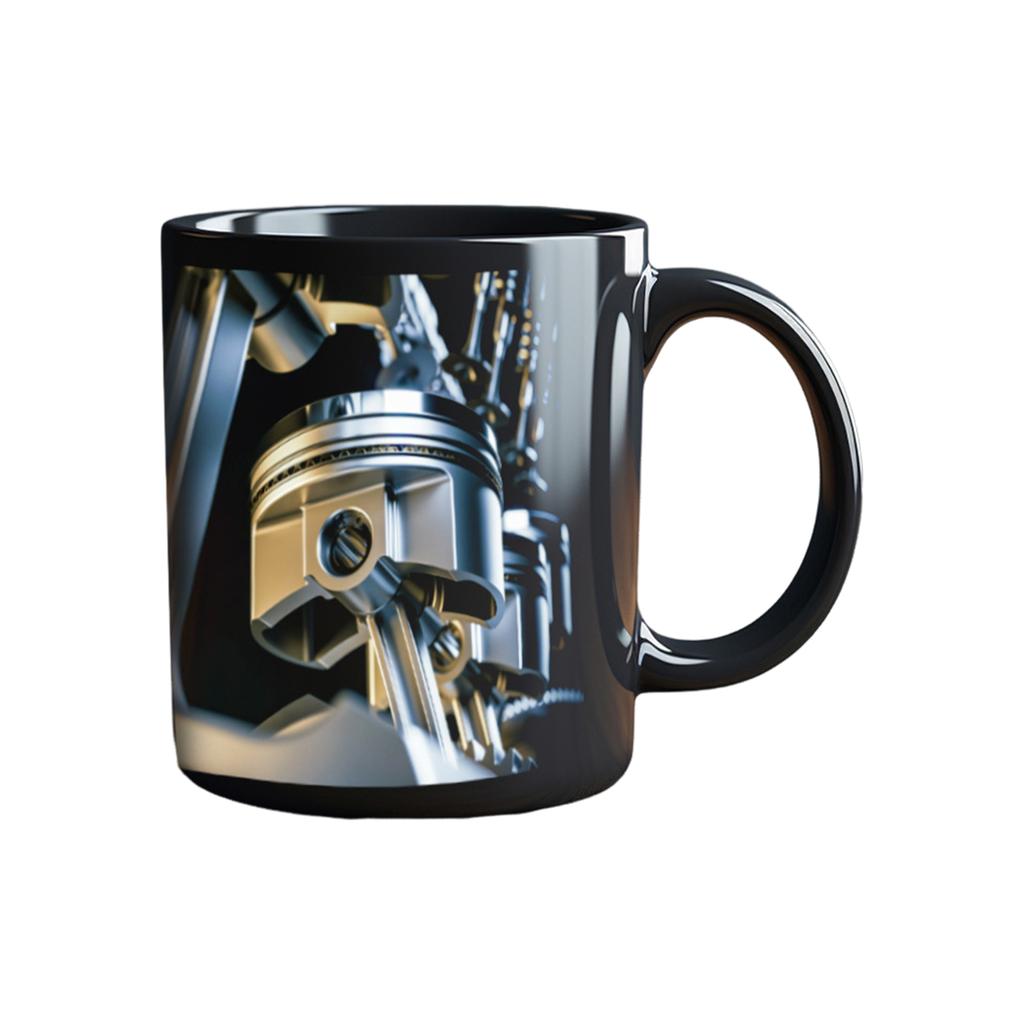 New Funny Engineer Mug Espresso Cups Engine Mugs Latte Mugs Cool Coffee Mugs Mechanical Engine Ceramic Mug Desk Decor Funny Cup