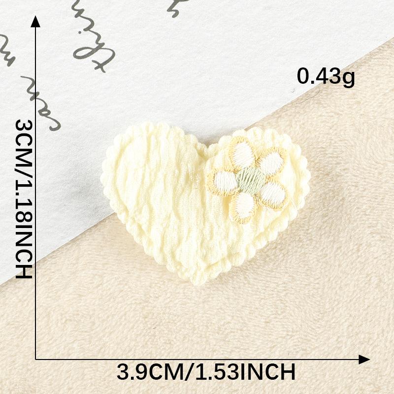 Hair Accessories Accessories Socks Shoes And Hats Decorative Accessories Love Flower Hairpin Accessories Brooch Embroidery Sticker Handmade