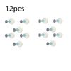 3/6pcs No Drill Magnetic Remote Holder - Wall Mount for TV/AC/DVD Remotes White Space-Saving Design Cup Holders 5