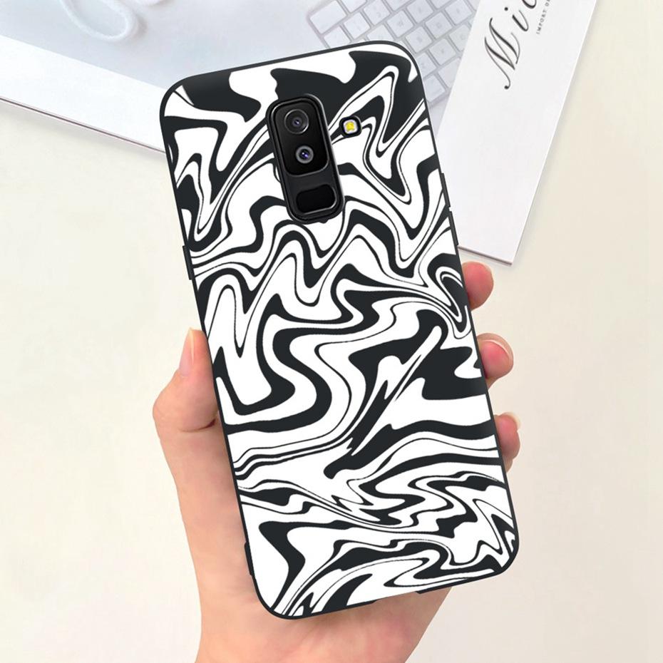 Fashion Case For Samsung Galaxy A6 Plus 2018 Soft Silicon TPU Back Cover For Samsung A6 2018 A 6 A6+ A6plus Phone Cases