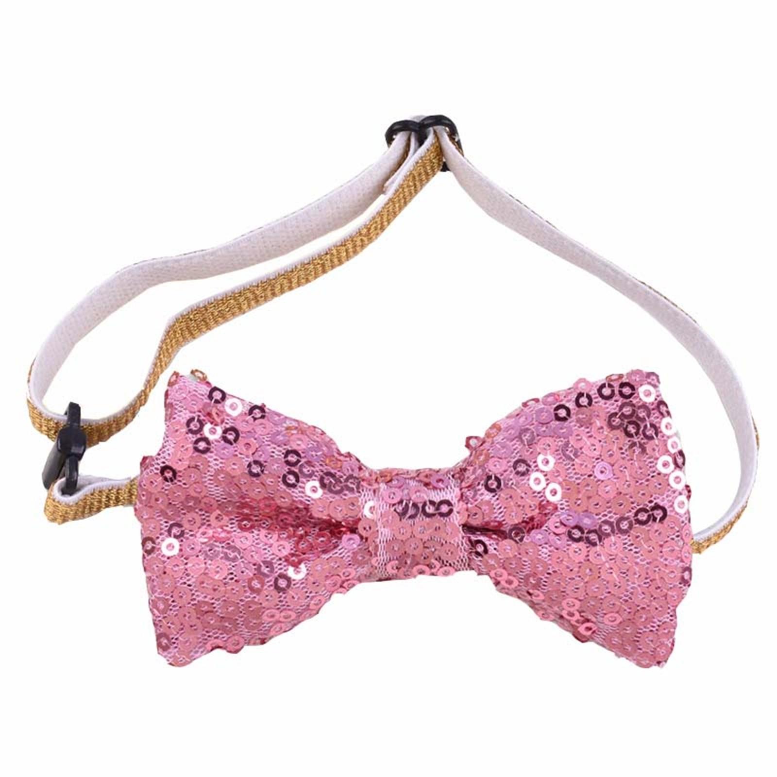 

Pet Tie Puppy Birthday Party Scene Decoration Bow Tie Cake Party Pet Dogs Cats Collars Cute Bow Tie Pet Supplies Pet Gifts One Size розовый