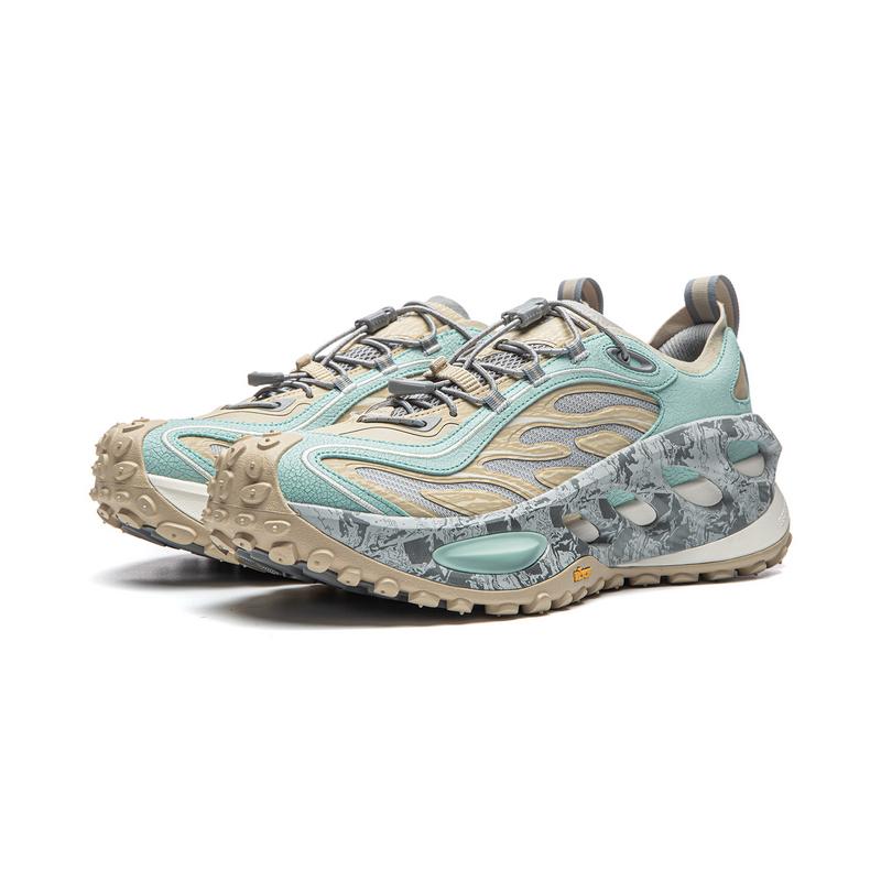 Li Ning Ranger Laufschuhe Herren Niedrig geschnitten Beige Braun AZGW311-5