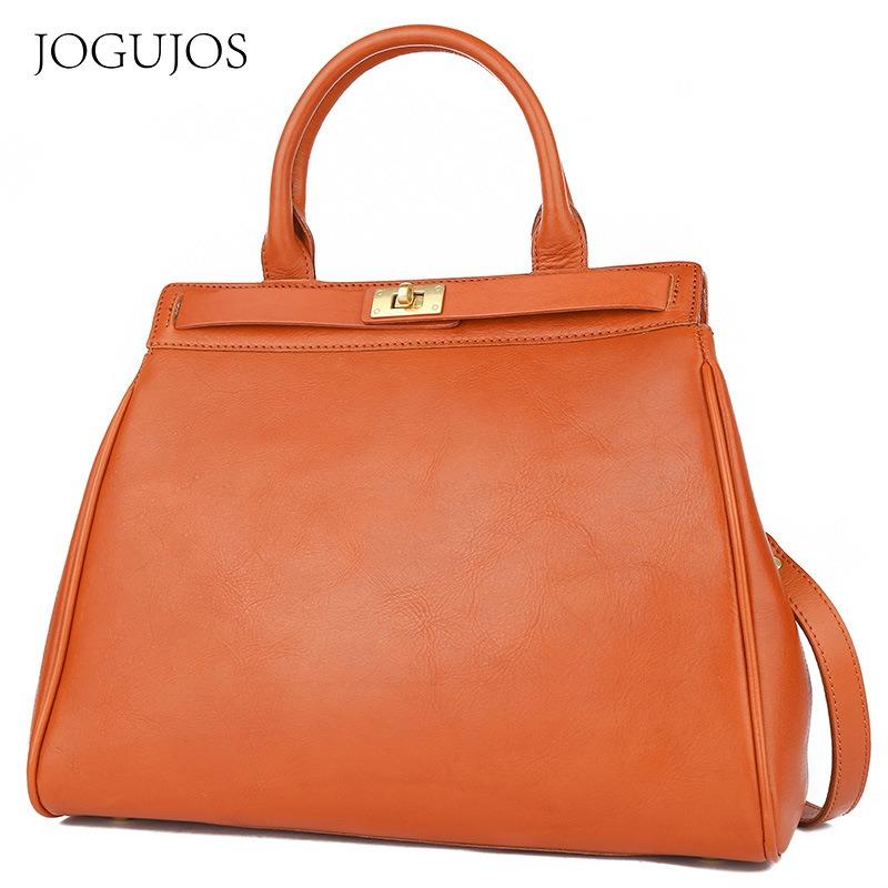 

Сумка из кожи растительного дубления, ретро женская сумка, большая вместимость, сумка Kelly, модная платиновая сумка, женская сумка из натуральной кожи