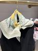 Retro pattern silk silk scarf scarf 111% mulberry silk georgette silk scarf women's simple temperament decorative scarf