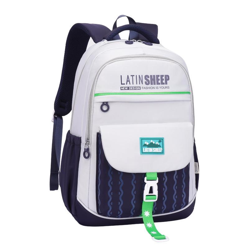 

Рюкзак для начальной школы Женский ученик средней школы Ученик старшей школы Университетская мода Легкий рюкзак синий