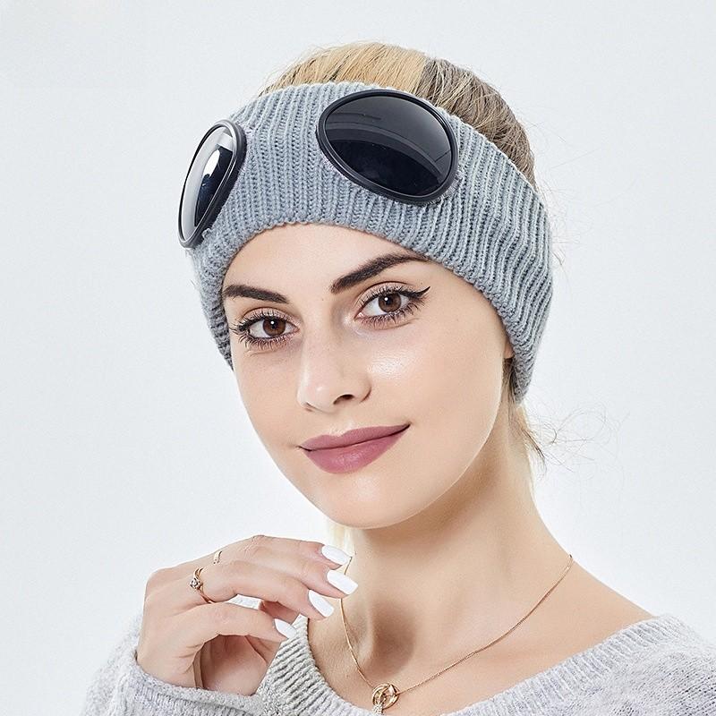 Cozy Knit Scarf Headwrap For Men Women With Glasses Stylish Warm Headgear For Travel And Casual Wear