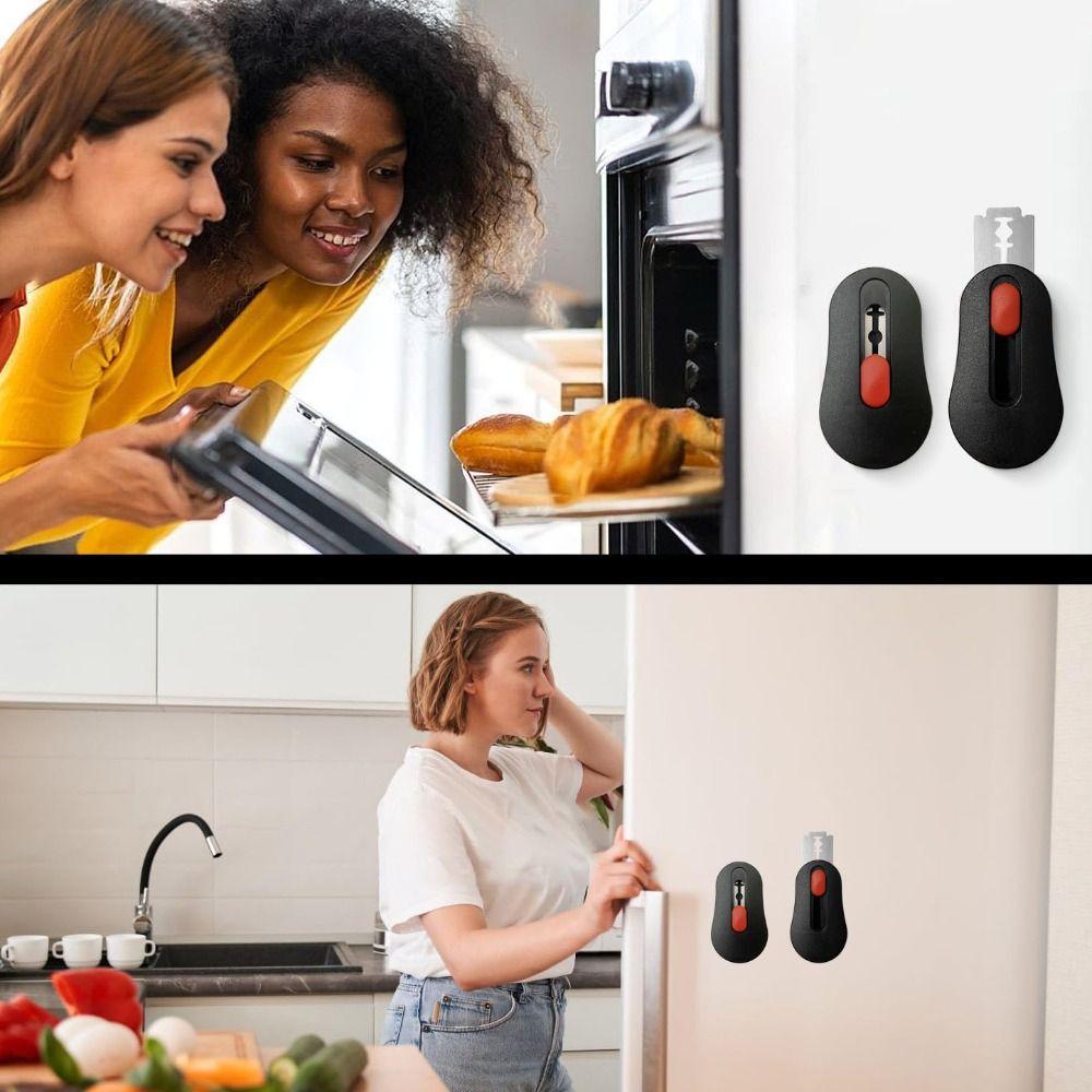 2 Set Magnetic Bread Dough Cutter Retractable Blade Sourdough Razor Bread Scoring Blade Set Bakery