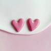 Transparent Heart Shaped Fridge Magnets 10pcs Simple Stylish Memo Board Stickers DIY Mini Home Fridge Decoration Accessories