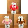 Porte-clés Peluche Moustique Musclé Mignon Avec Remplissage en Coton PP Pour Décoration de Sac et Cadeaux