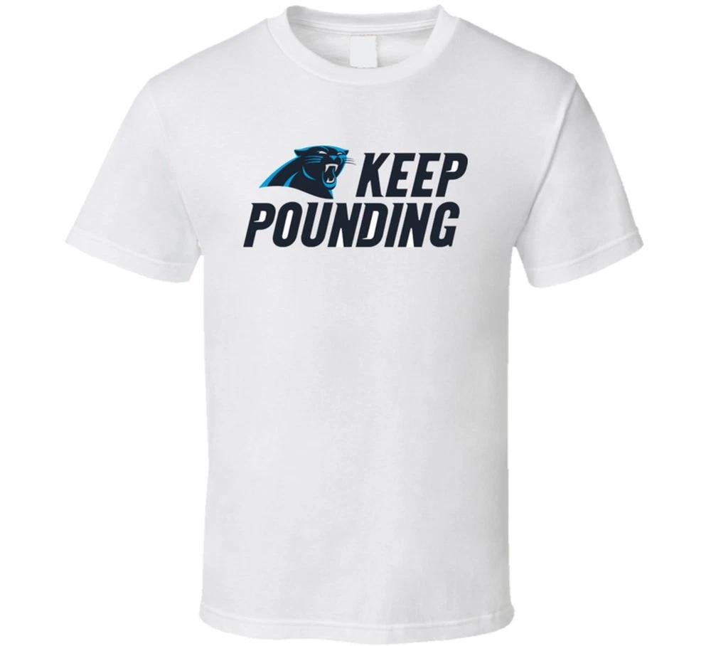 Keep Pounding Caroline Panthers 3 Football Tee T Shirt S