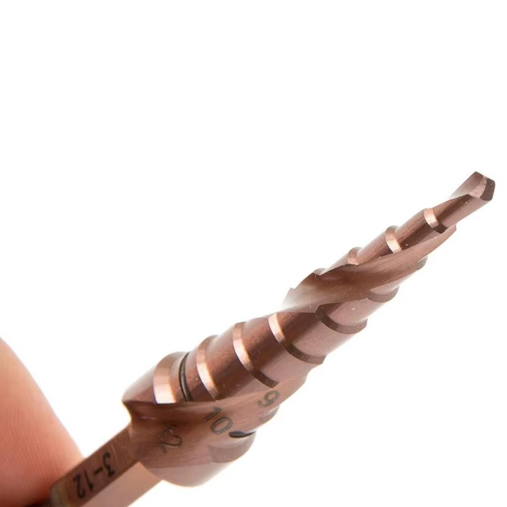 M35 Cobalt Containing Step Drill 4-12mm Drill Bit Tool New Pagoda Drill  Metal
