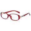 Fox Head Point Paint Point + Women'S Anti-Blue Reading Glasses Elegant Temperament Age-Reducing Accessories Elderly Reading Glasses