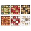 Christmas Ball Ornament 44pcs/box Colorful Christmas Tree Hanging Ornaments for Holiday Wedding Home Decoration