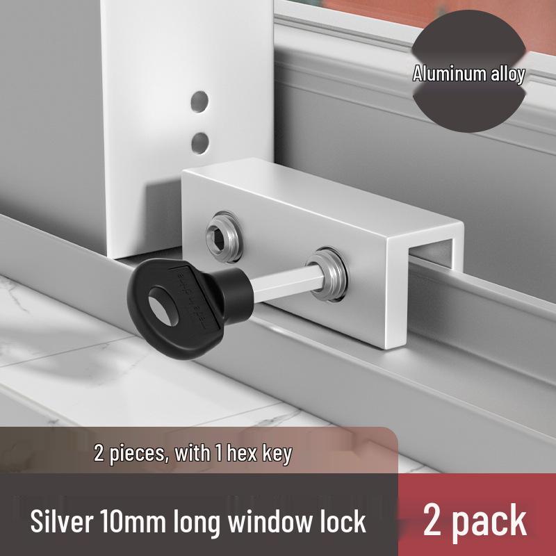 Sliding Window & Door Safety Lock, Limit Latch for Glass & Sliding Windows