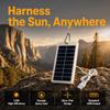 5V 1.5W Solar Panel Charger Versatile Power Source Outdoor Solar Charger  Outdoor Charging