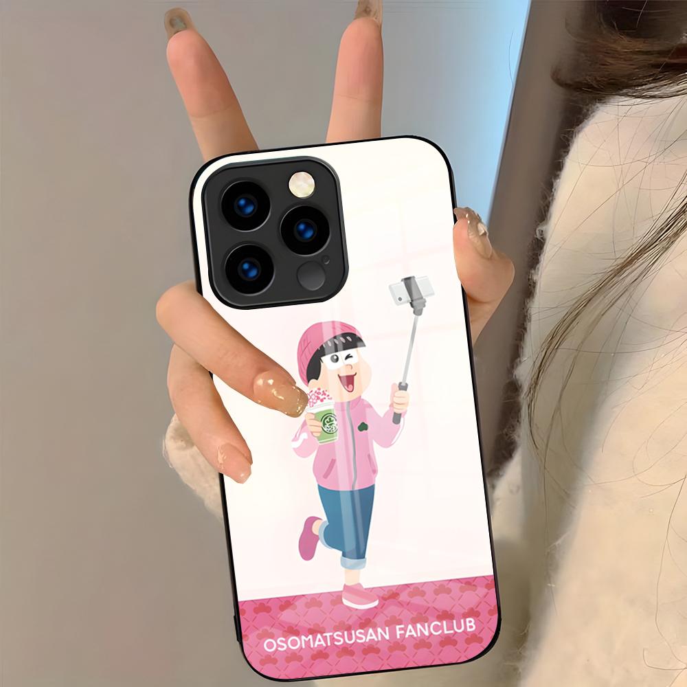 

Anime Osomatsu Phone Case For IPhone 17 Pro Max 16 15 14 Pro Max 13 11 Plus Glass Cover iPhone 15 Pro