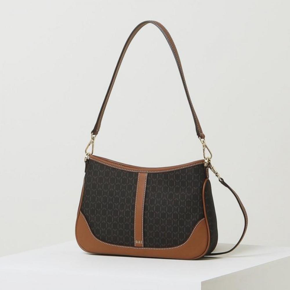 

Daks Brown Barnet Dd Pattern Leather Color Block Small Shoulder Bag Single option