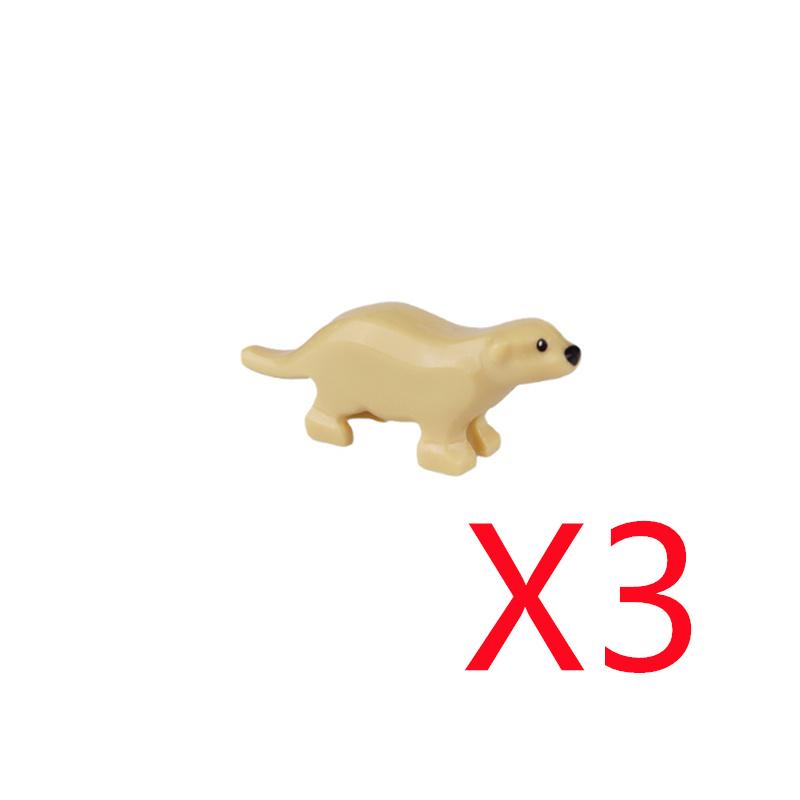 MOC City Animal Building Block Model Character Farm Accessories Goose Pig Dog Orangutan Cheetah Shark Zoo Brick Toy Gifts X014