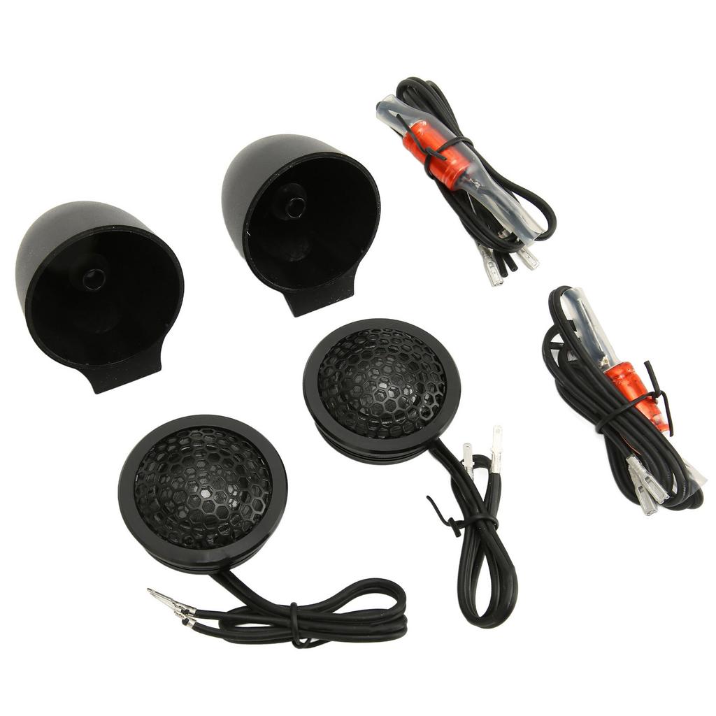 2 stk 150W Dome Diskant 2-veis System Metall Aluminium Kompakt Dome o Diskant Bilhøyttaler