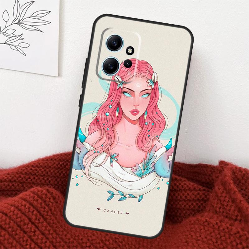 

Чехол Horoscope Girl Scorpio Taurus Virgo для Xiaomi Redmi Note 13 10 11 12 14 15 Pro Plus Чехол для Redmi 15 15C 14C 10C 12C 13C Redmi 13 4G