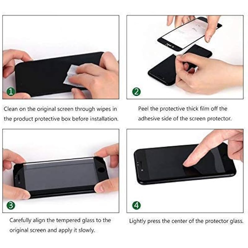 

Careflection Premium Tempered Glass (Black) Edge To Edge Full Screen Coverage With Installation Kit For Samsung Galaxy A 0 білий