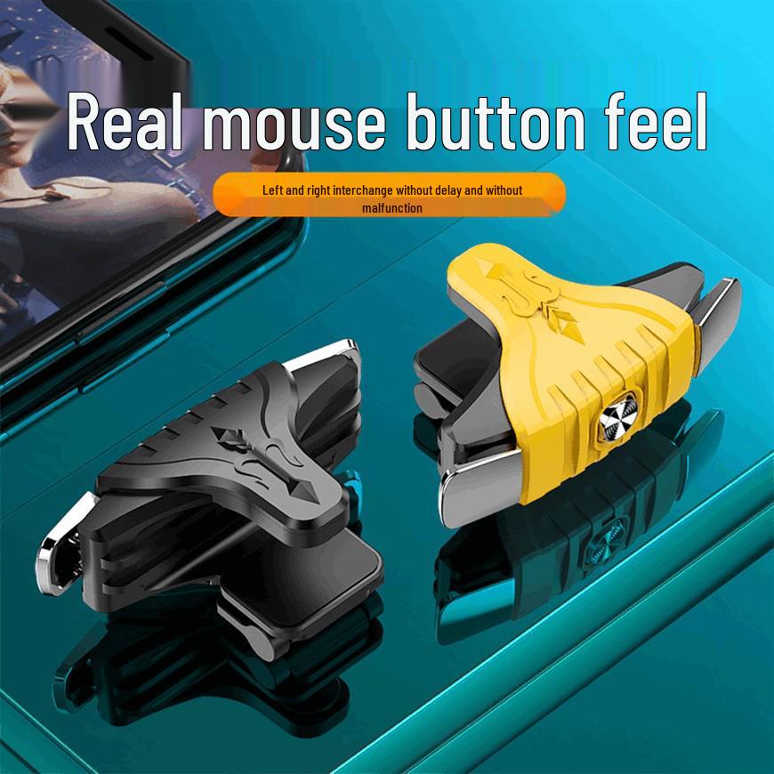 F01 PUBG Gaming Accessory: Six-Finger Alloy Buttons Compatible with Controllers, In Stock