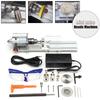 12-24V Mini Lathe Beads Machine Polisher Table Saw Mini DIY Wood Lathe 100W