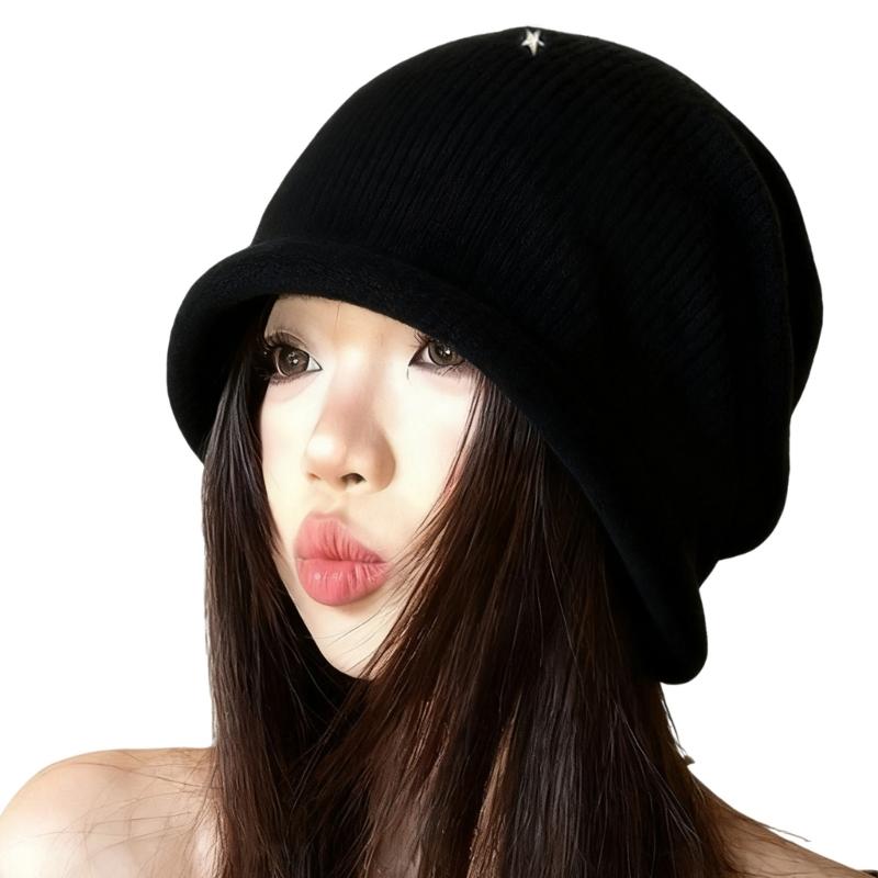 

Versatiles Fashionable Hat Trendy Streetwear Hat Adjustable Elasticities Hat for Cold Weather чёрный