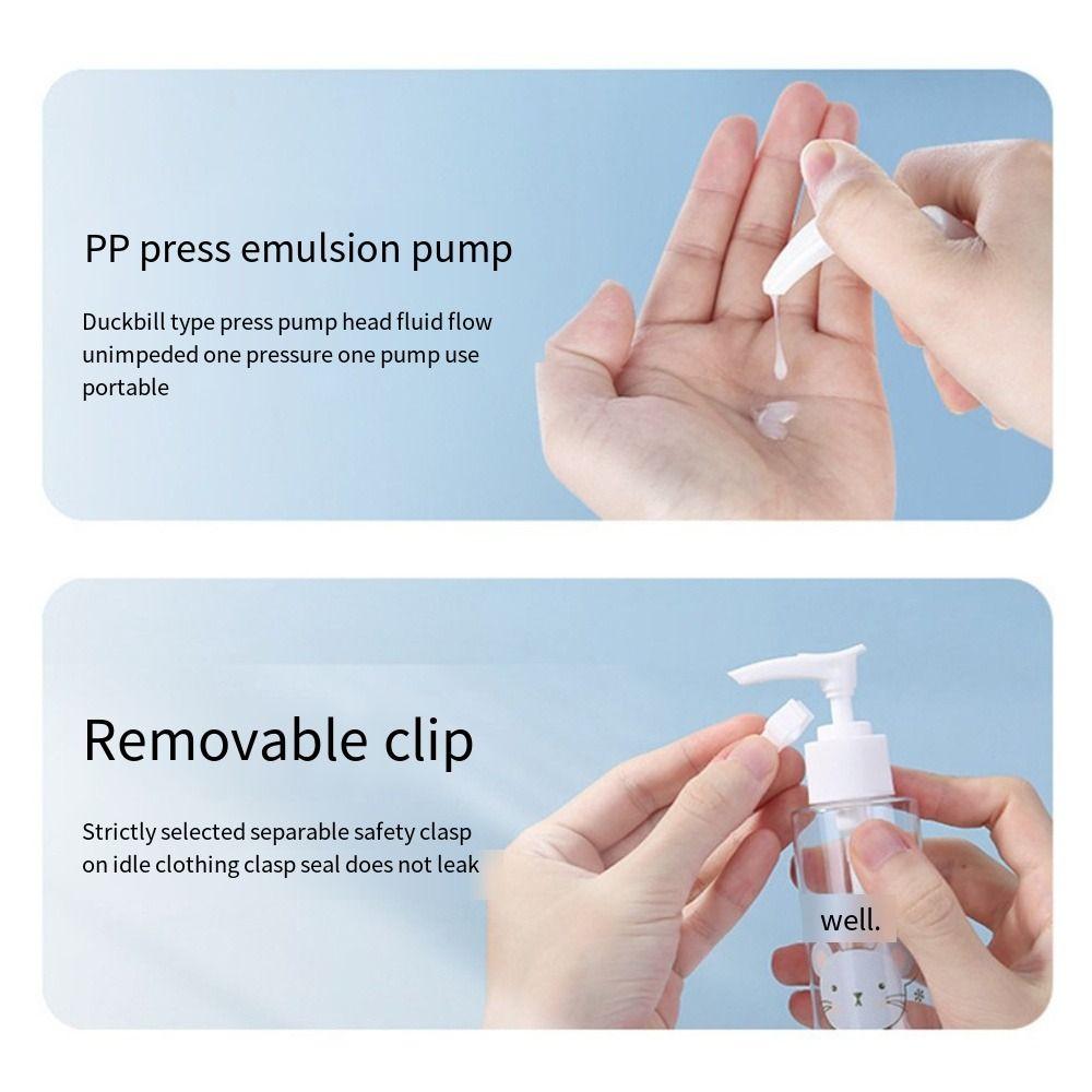 Cute Cosmetic Container 30-100ml Liquid Sprayer Perfume Bottle Cartoon Spray Bottle Sub-bottle