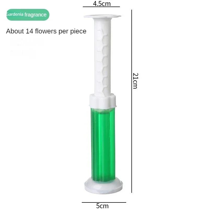 

Туалетный гель-игла с цветочным ароматом, удаляющий запахи, цветочный дезодорант, освежитель воздуха, туалетный ароматизатор, чистящее средство, принадлежности для ванной комнаты зелёный