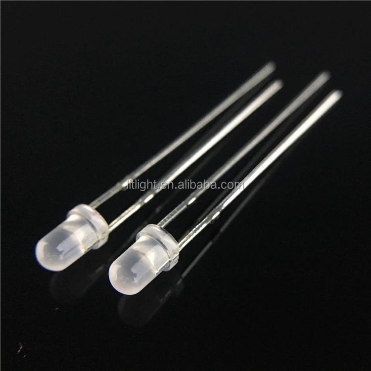 Round/Straw Hat High Bright RGB Flash Red Green Blue Yellow White Color F3 F5 DC5V/3V/12V 3mm/5mm LED Diode 5V With IC Built-in