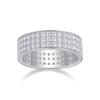 S925 Silber Ring Moissanite Luxus Intarsien Ring Panyu