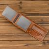 Trifold Men's Leather Wallet Genuine Leather Male Short Purse Real Cowhide Man Leather Wallets 3 Folds Card Holder Coin Purse
