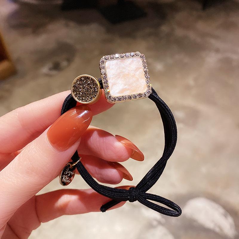 

2025 Премиум Стразы Резинка для хвоста - Корейский Стиль Волос Веревка