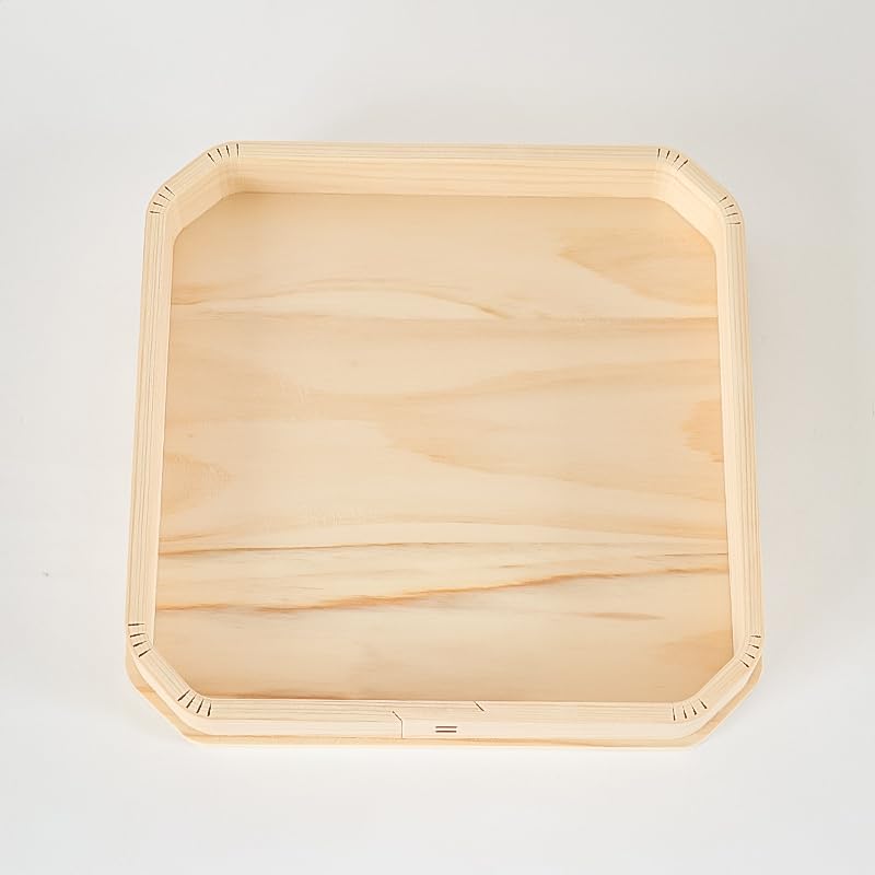 6.0-inch folding tray (hinoki wood) for use as a sanpo (three-treasure altar), kamidana (shrine), kagami mochi (rice cake), offerings, altar, and