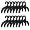 2025 24pcs Pet Apparel Hangers Dog Clothing Hanging Rack Supplies (Black)_Dec