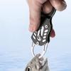 Fish Holder Stainless Gripper Fish Mouth Grabber with Coiled Lanyard Fishing Plier for Saltwater Fish Gripper