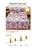 Flannel Snowflake Quilt & Blanket for Sofa or Bed