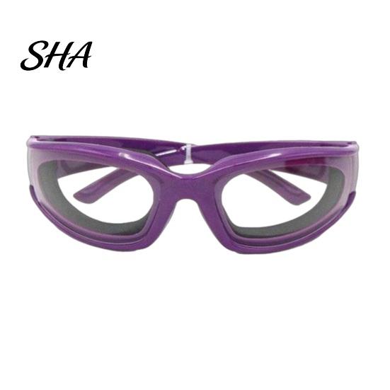 Multi-purpose Safety Glasses Onion Goggles, Tear Free Lightweight Flexible Frames Glasses, with Elastic Protective Goggles Temples Curved Splash фиолетовый
