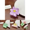 Trendy Macaron Color Floral Hair Clips Featuring Unique Flower Designs For Everyday Styling