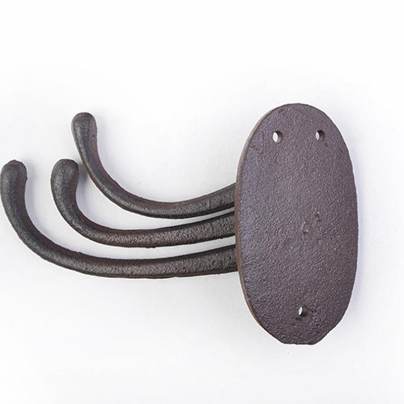 Flexible Position Cast Iron Wall Mount Hook Adjustable Arms Decoration For Home Decors And Practical Use