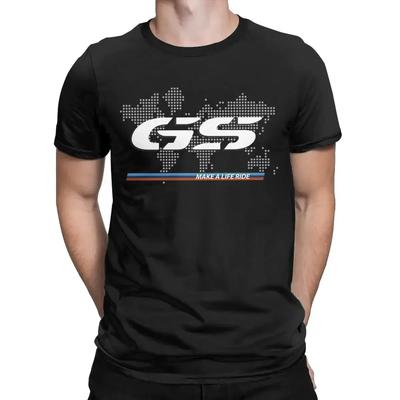 2024  Hot Sale Summer 100% Cotton for 1250 GS Exclusive for BMW Fans Motorrad R1250GS T Shirt Men Hip Hop Streetwear T-shirt#Color