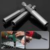 Black Magnetic Screwdriver Extension Rods Carbon Steel Hexagonal Handle Extend Connecting Rod Screwdriver Bit Holder Power Tools