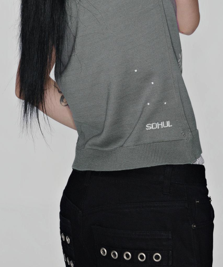Soheul Cr Back Knit V-T (Deep)