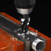 Four Spiral Flute Step Drill Bit Spiral Groove Wood Metal Hole Opener Punch Holes Drill Bit